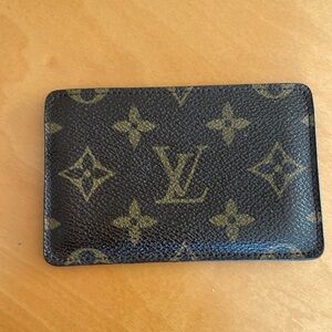 Louis Vuitton Monogram credit card holder.
